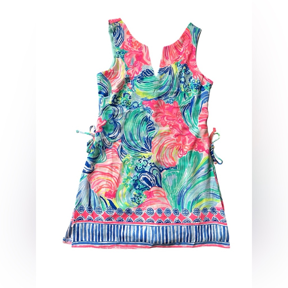 NWT Lilly Pulitzer‎ Donna Beach Please Romper Sleeveless Colorful Sz 00 vacation